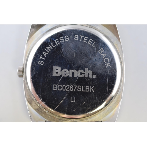 86 - Bench Quartz Gents Watch with Original Strap