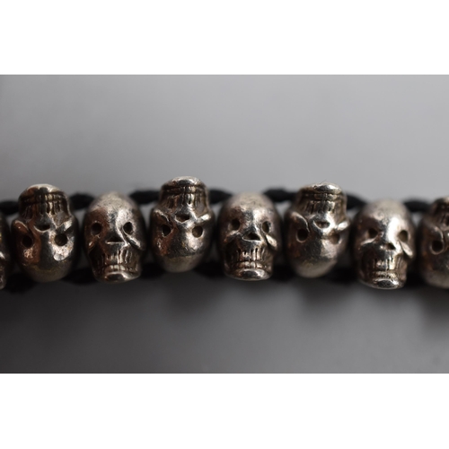 90 - Links of London Skull themed adjustable Bracelet