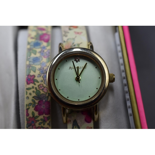 93 - Three Ladies Designer Watches To Include TimeCo, Accessorize, And Other