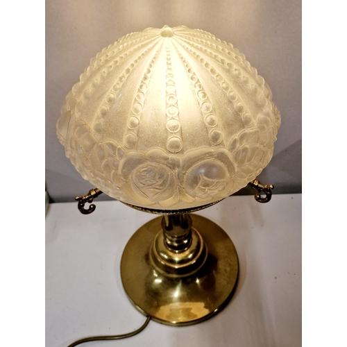 302 - Art Nouveau Style Lamp Approx 19