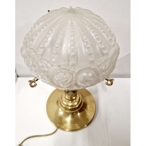 302 - Art Nouveau Style Lamp Approx 19