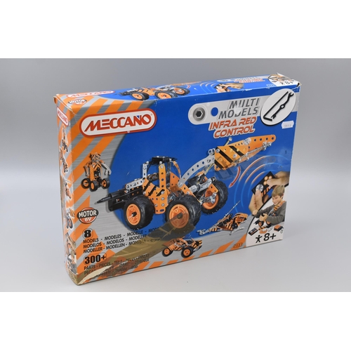 531 - Boxed Meccano Multi Models Infra red Control Set with Instructions seems to be complete