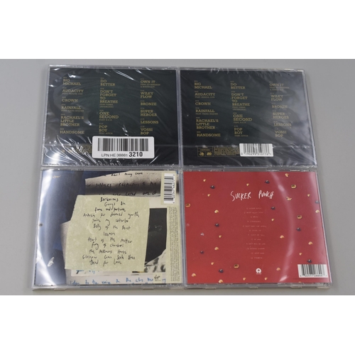 460 - Selection of 4 Music CDs (3 of Them Are Signed) Including 2 Stormzy 'Heavy is The Head', Sigrid 'Suc... 