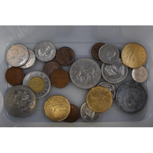 134 - Selection of Both Canadian and American Mixed Coinage