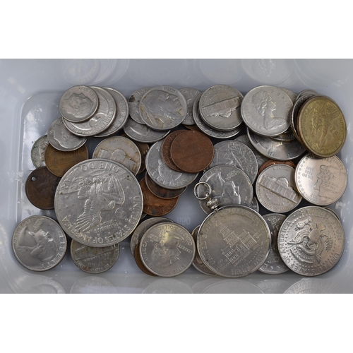 134 - Selection of Both Canadian and American Mixed Coinage