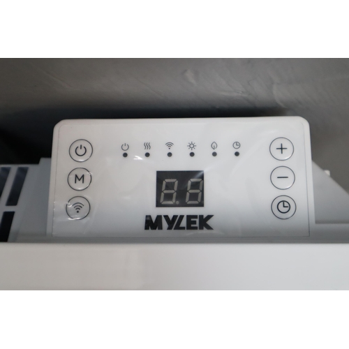 542 - As New Boxed Mylek WiFi Panel Heater working when tested