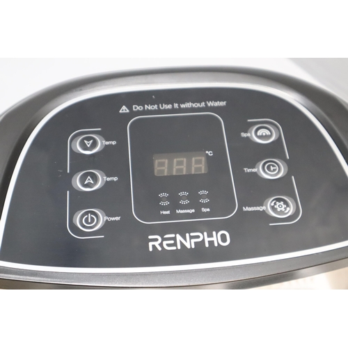 544 - As New Boxed Working Renpho Foot Spa Massager Model Number JD-618