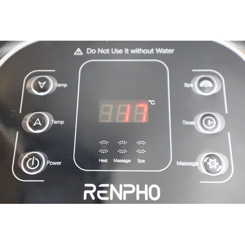 544 - As New Boxed Working Renpho Foot Spa Massager Model Number JD-618