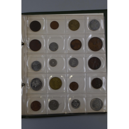 146 - Album Containing approx. 100 Coins including Roman, British and Foreign