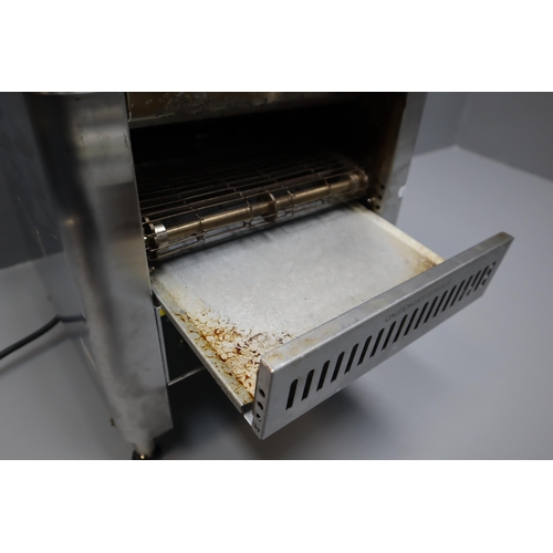 558 - A Buffalo GF269 2400W Commercial Stainless Steel Toaster, Powers On When Tested