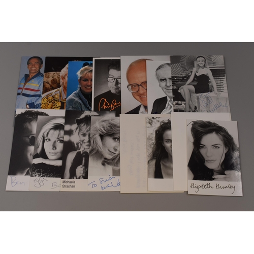 167 - Selection of Signed Autographs Including Lynda Carter, Linda Lusardi and More