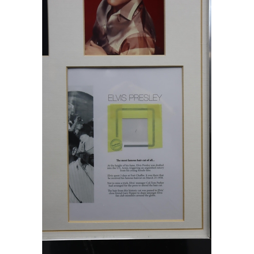 348 - Elvis Presley Document Display Exclusive Presentation Approx 23