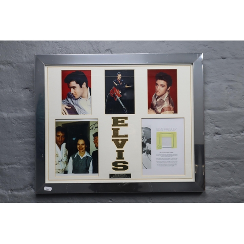 348 - Elvis Presley Document Display Exclusive Presentation Approx 23