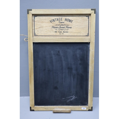 357 - Vintage Home Sweethome Chalk Message Board (22