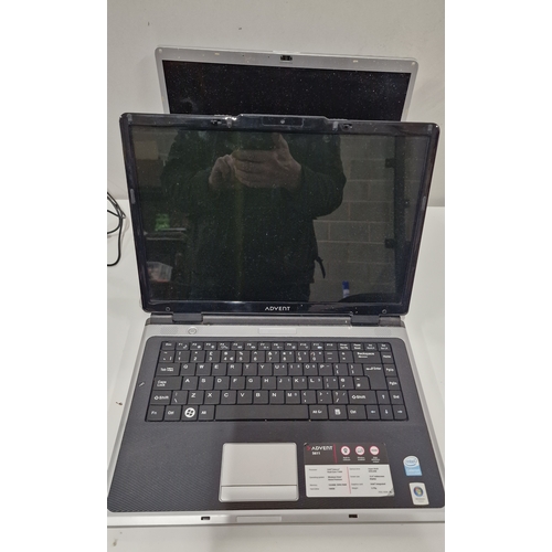 511 - Two untested Laptops. Advent S611 and Sony Viao PCG-371M As Seen.