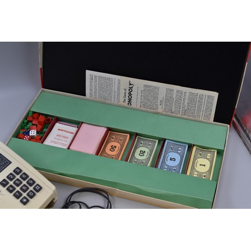 523 - BT Payphone 190 Coin Operated Telephone and a Vintage Boxed Monopoly Game