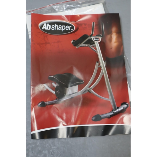 617 - New Abshaper Exercise Machine in Box with Booklet