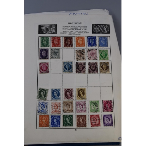 416 - A Stamp Book Containing a Large Selection of British and Worldwide Stamps To Include Canada, Germany... 