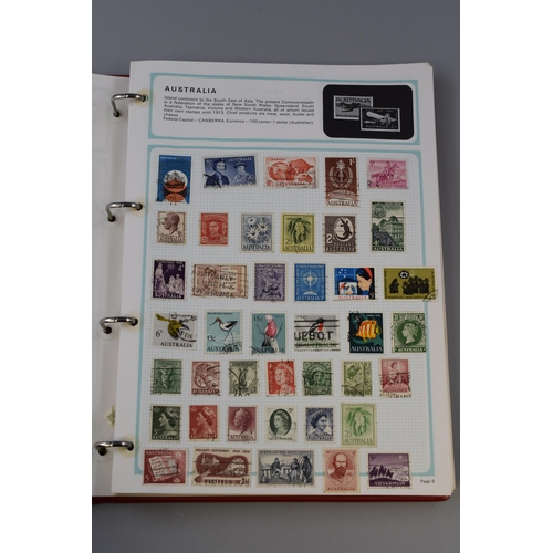 418 - Stanley Gibbons Worldex Stamp Album Containing a Large Selection of World Wide Stamps to include USA... 