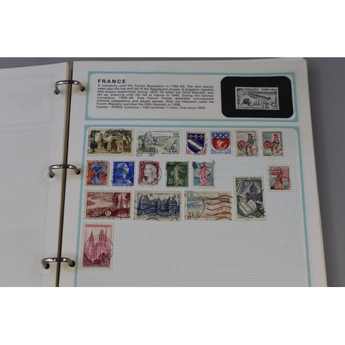 418 - Stanley Gibbons Worldex Stamp Album Containing a Large Selection of World Wide Stamps to include USA... 