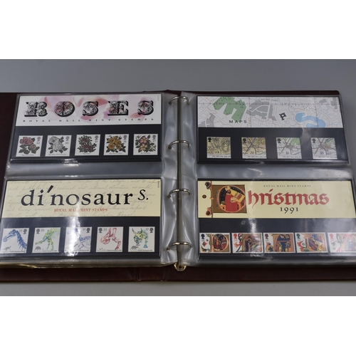 419 - Album Full of Royal Mail Mint Stamp Presentation Packs to include The Australian Bicentenary, The Ar... 