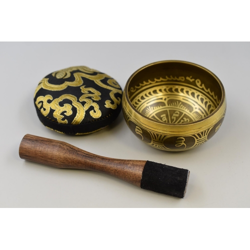 255 - Brass Indian Singing Bowl