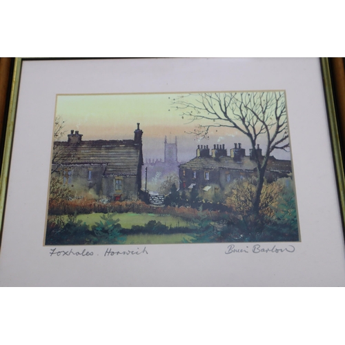 706 - A Selection of Seven Framed and Glazed Prints and Watercolours To Include Two Brian Barlow Signed Pr... 