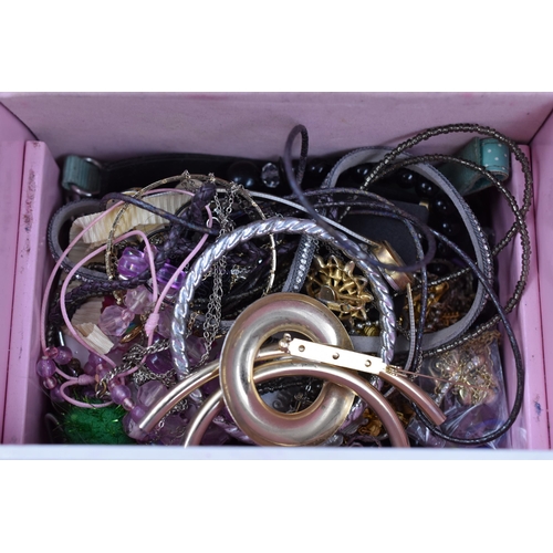 441 - A Fairy Jewellery Box With a Selection of Unsorted Jewellery