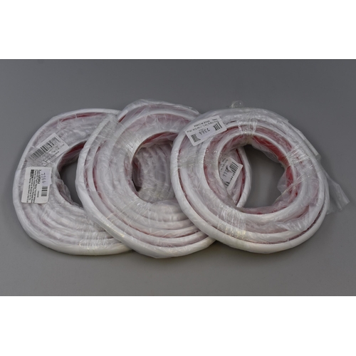 656 - Three as New Rolls of Multi-Purpose Self Adhesive Sealant Strip