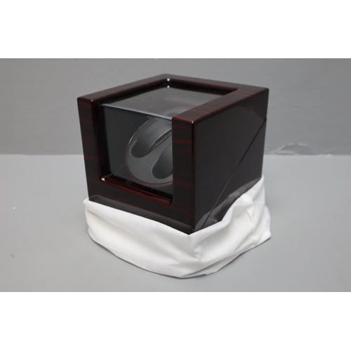 449 - New Pouilla Electronic Double Watch Winder in Original Box