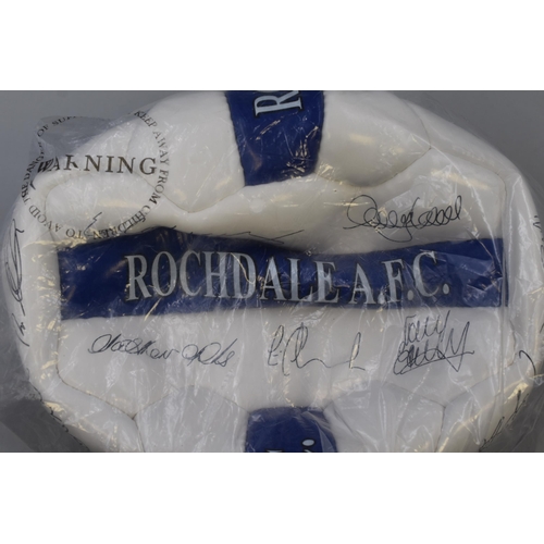 713 - Rochdale A.F.C. Signed Football