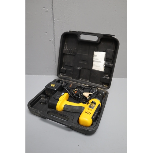 664 - JCBD-CD12 cordless drill boxed with charger in working condition.