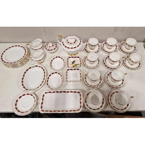 752 - Approx 52 Pieces of Paragon Elegance Bone China Tea Ware includes 10 Trios, 2 Creamers, 10 Side Plat... 