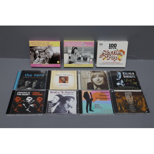 757 - A Large Selection (134) 1960's CD's To Include Fairport Convention, Cilla Black, Rod Stewart, Box Se... 