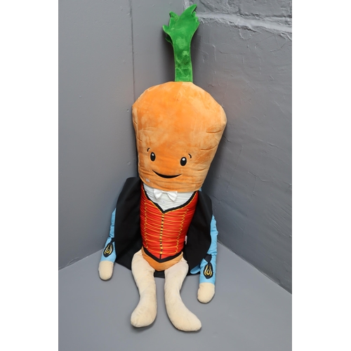 676 - Large 2019 Kevin The Carrot Plush Toy Approx 67