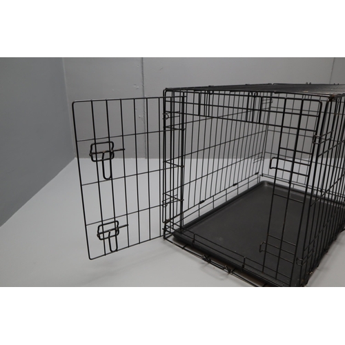 631 - Metal Dog Crate with PVC Tray (30