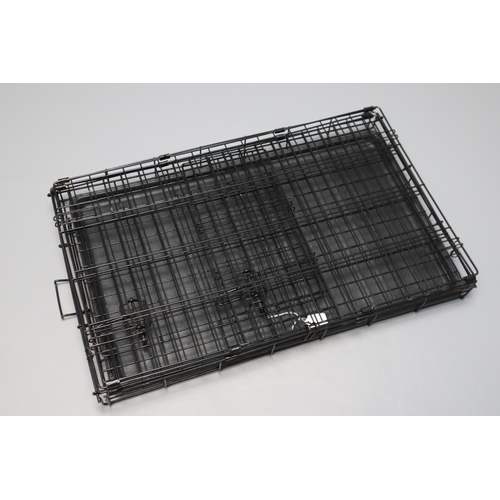 631 - Metal Dog Crate with PVC Tray (30