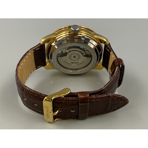 79A - Ingersoll Masterpiece Automatic Skeleton Movement Gents Watch with Leather Strap (Working)