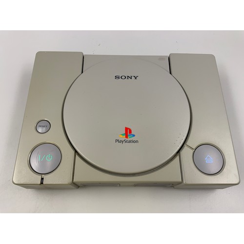 574A - Sony Playstation complete with complete with Data and Audio Cable's (Untested No Power Lead) 