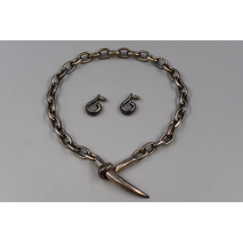 49 - Uno De 50 Designer Necklace and Earring Set