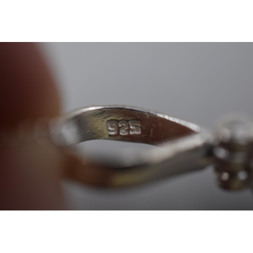 66 - Silver 925 Prehnite Garnet Gemstone Pendant Necklace Complete with Presentation Box