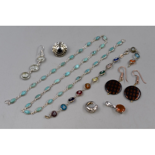 78 - Selection of Silver Jewellery including Pendant and Earrings (a/f)
