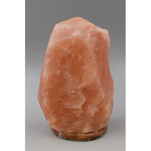 350 - Large Salt Rock Tealight Lamp (Height 9