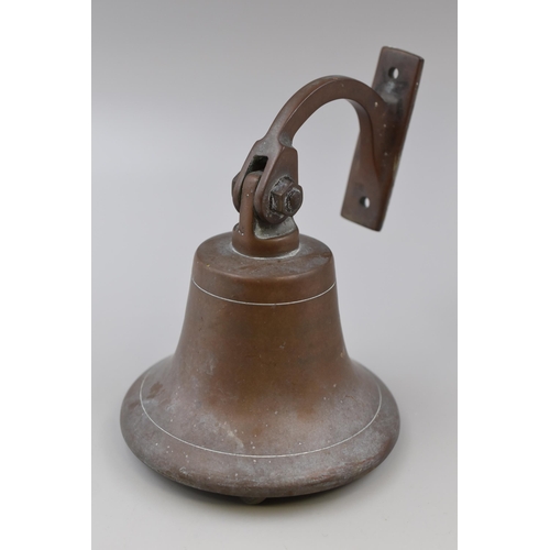 352 - Vintage Brass Nautical Style Ships Bell