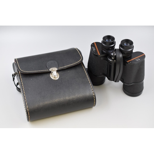 372 - A Pair of Prinz 10x50 Binoculars In Case