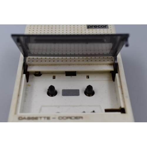 565 - Precor Cassette-Corder Tape recorder (worked when tested)