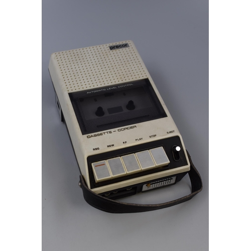 565 - Precor Cassette-Corder Tape recorder (worked when tested)