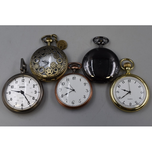 122 - Selection of 5 Pocket Watches (All Working)