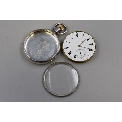 126 - Silver 935 Swiss Cased Pocket Watch (Working)