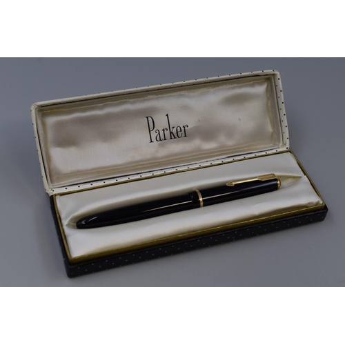 131 - Vintage Parker Duofold Junior Fountain Pen 14ct Gold Nib